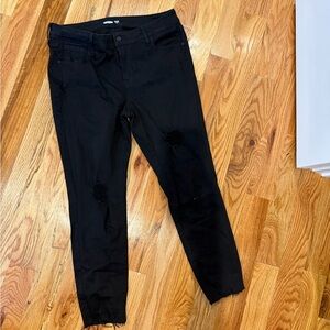 Old Navy Black Skinny Jeans Stretchy Fit